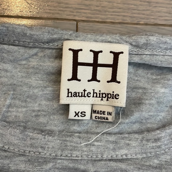 Haute Hippie floral tshirt XS - Picture 2 of 2